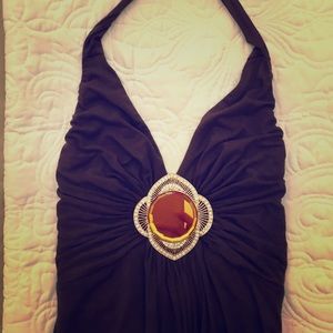 Sky Mini Halter Dress